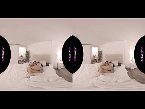 ❤️ PORNBCN VR Ду лесбиянки ҷавон дар воқеияти виртуалии 4K 180 3D аз хоб бедор мешаванд Женева Беллуччи Катрина Морено ️ Шлюсҳо дар мо